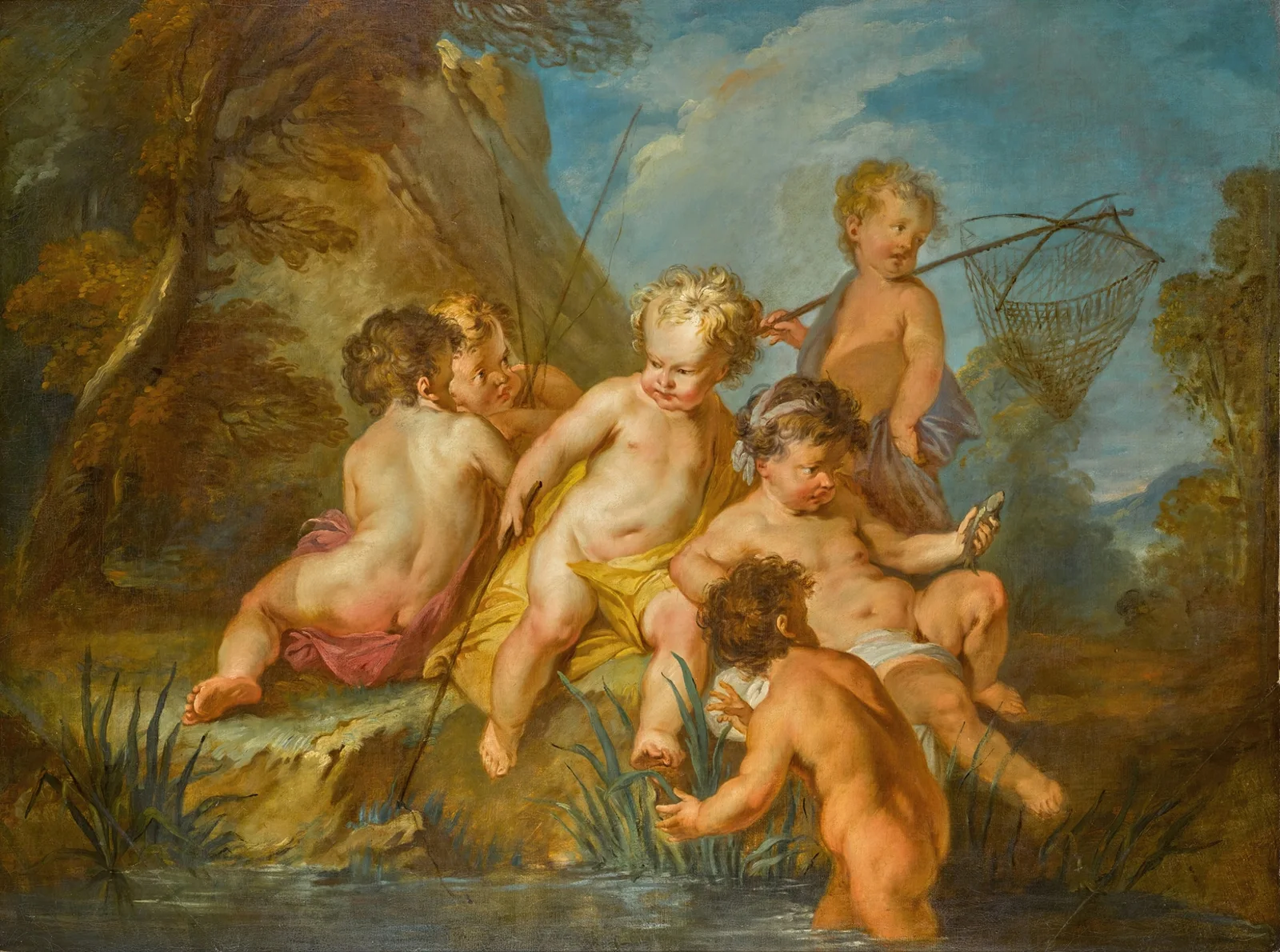 ‘Les Amours Pecheurs’ (The Love of Fishing) av François Lemoyne