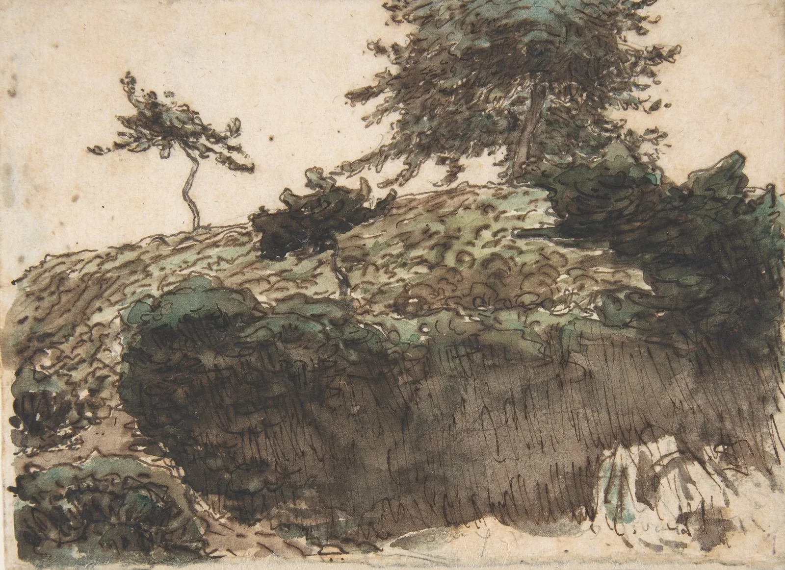 Landscape, Vichy av Jean-François Millet