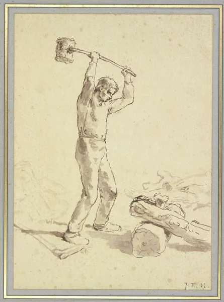Le fendeur de bois av Jean-François Millet