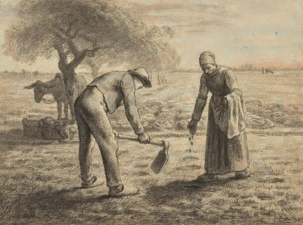 Les planteurs de pommes de terre av Jean-François Millet