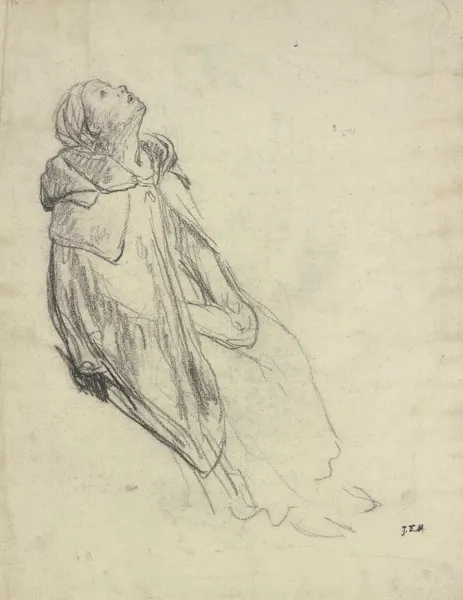 Migratory birds (sitting woman) av Jean-François Millet