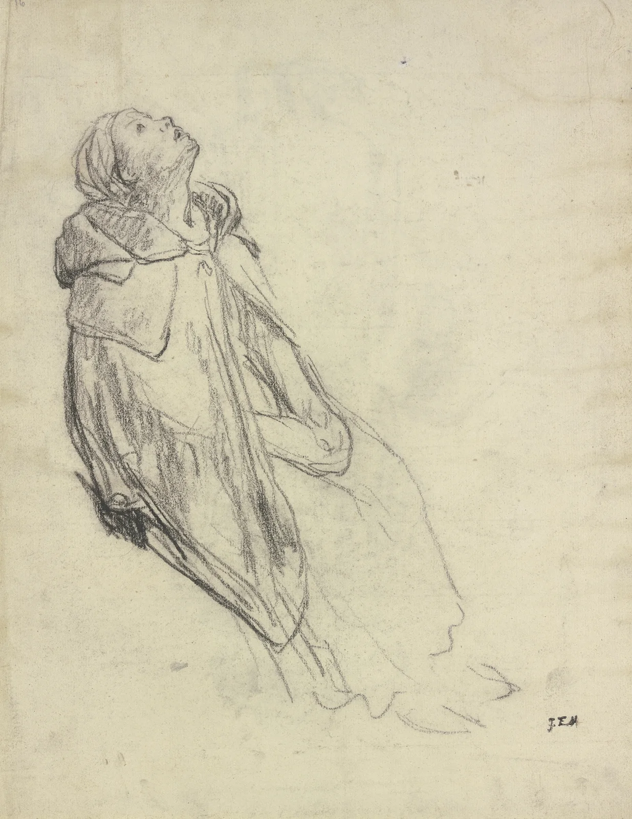 Migratory birds (sitting woman) av Jean-François Millet