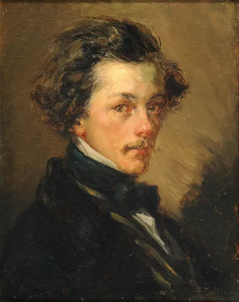 Portrait d’homme anonyme av Jean-François Millet