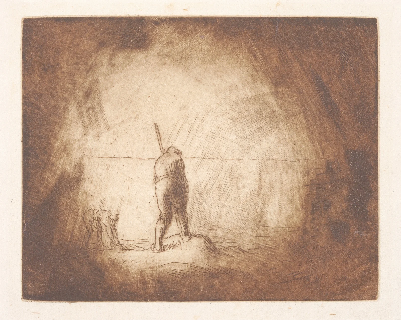 Seaweed Gatherers av Jean-François Millet