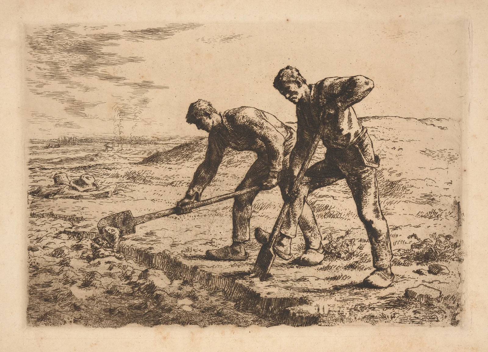 The diggers av Jean-François Millet
