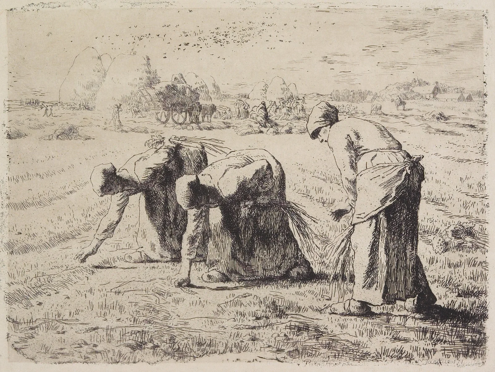 The Gleaners av Jean-François Millet