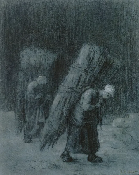Women Carrying Faggots av Jean-François Millet