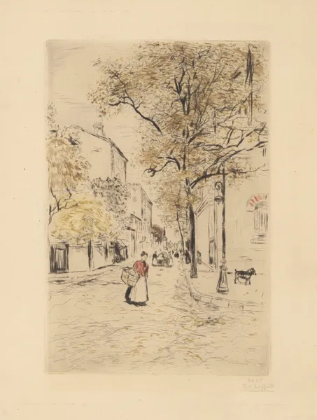 La petite rue av Jean François Raffaëlli