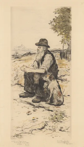 Les deux amis av Jean François Raffaëlli