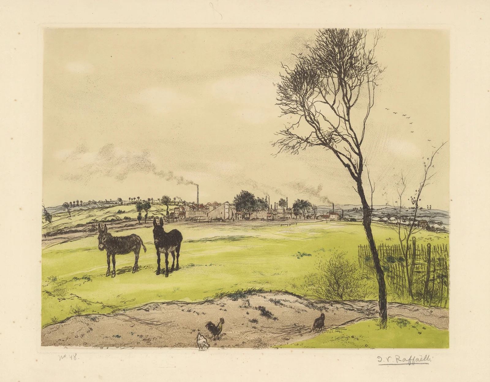 Les petits ânes av Jean François Raffaëlli