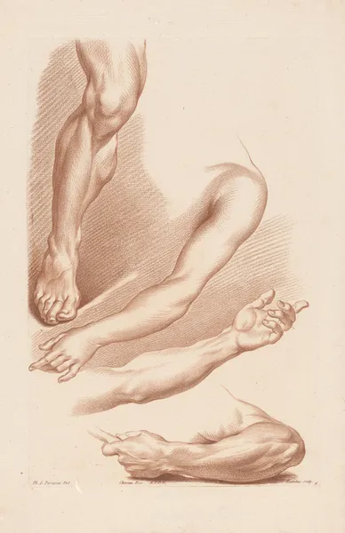 Three arms and one leg av Louis-François Roubiliac