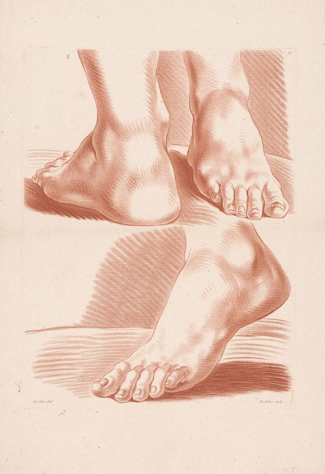 Three feet. av Louis-François Roubiliac