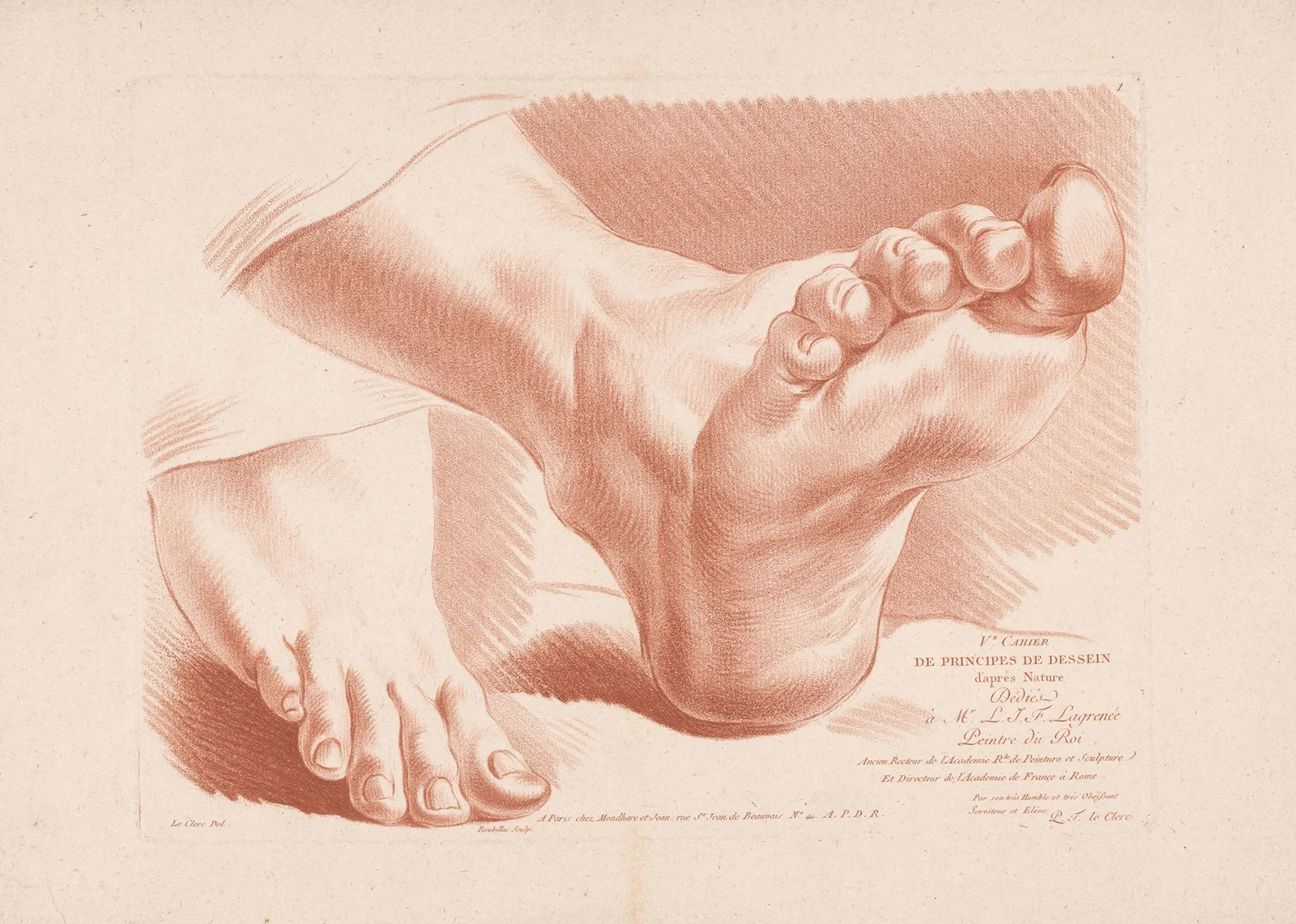 Two feet av Louis-François Roubiliac