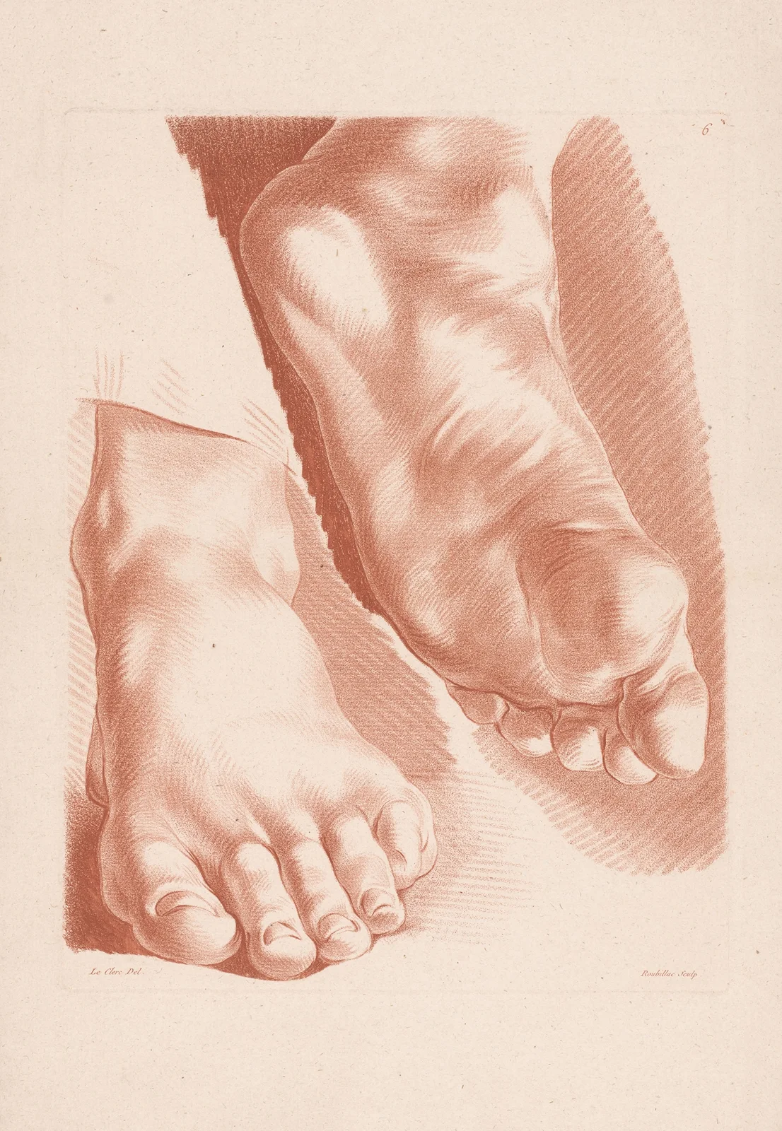 Two feet, 1749 – nr 4 av Louis-François Roubiliac