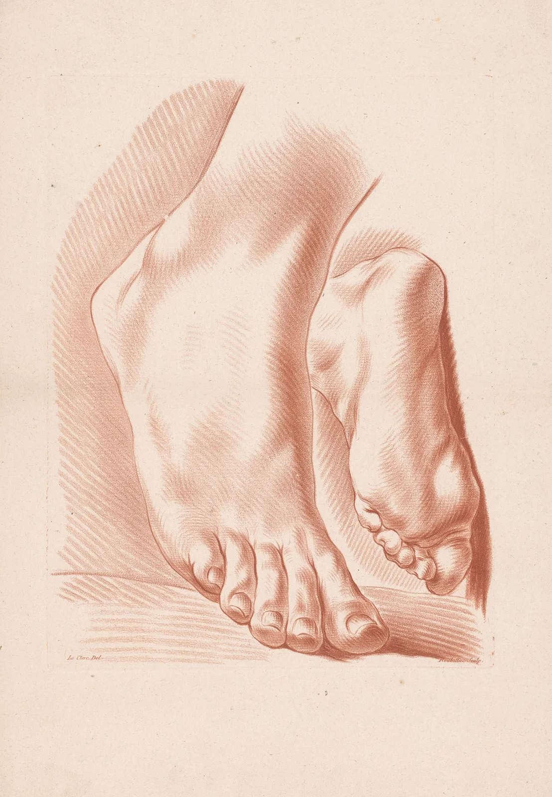 Two feet av Louis-François Roubiliac