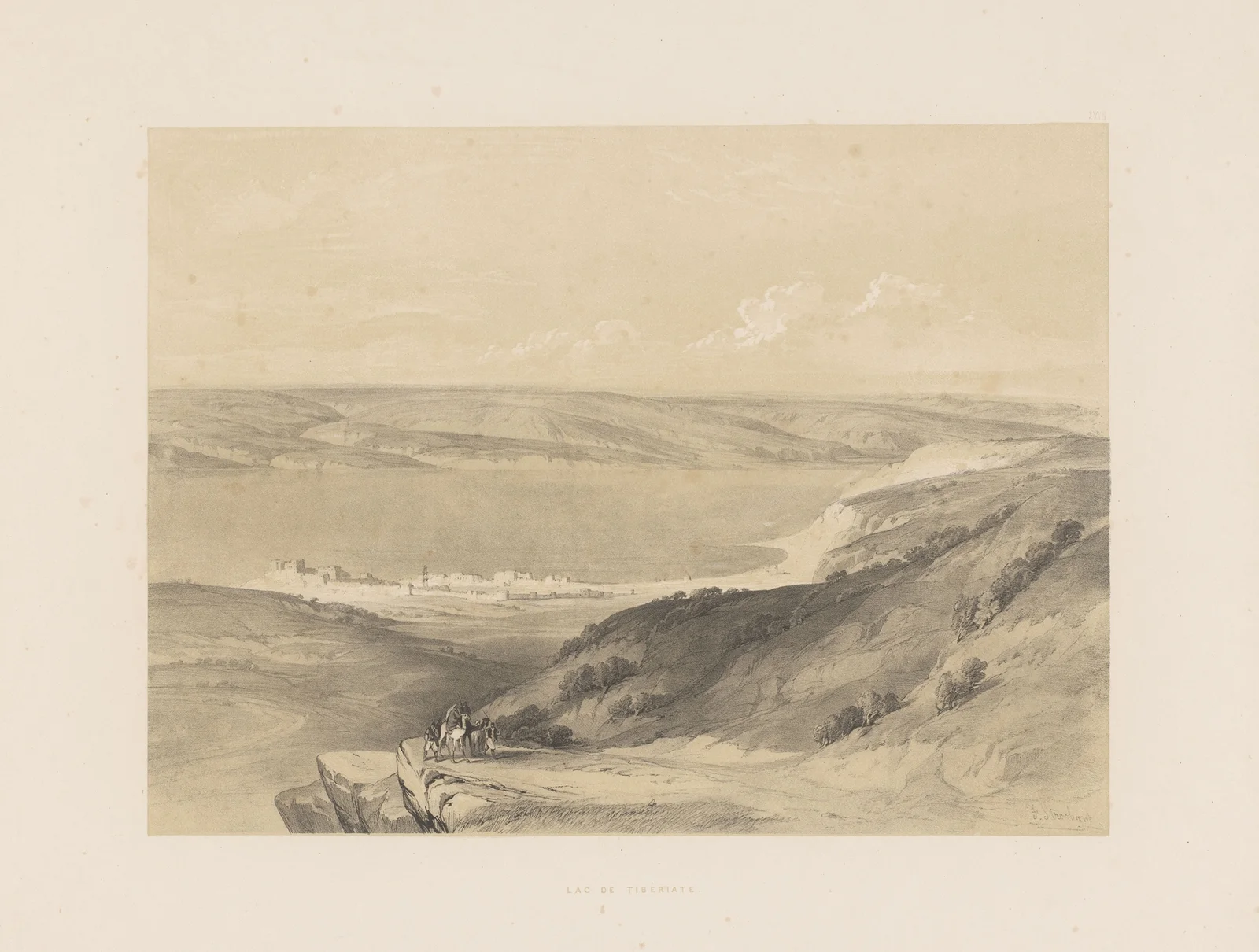 Lac de Tibériate av François Stroobant