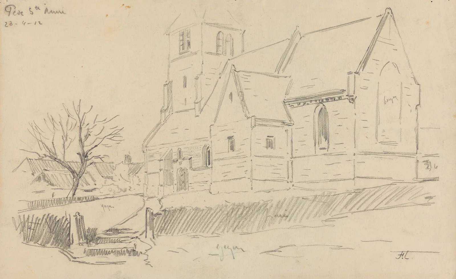 Pede-Sainte-Anne (église du village) av Jean-François Taelemans