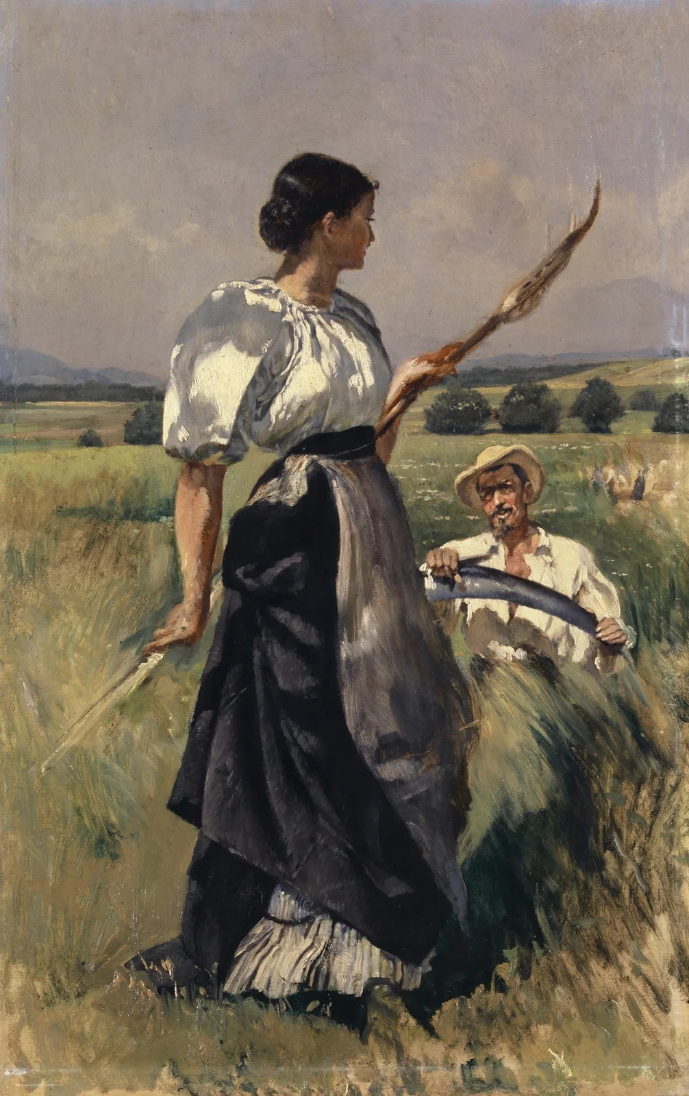 Mower and Harvester av Frank Buchser