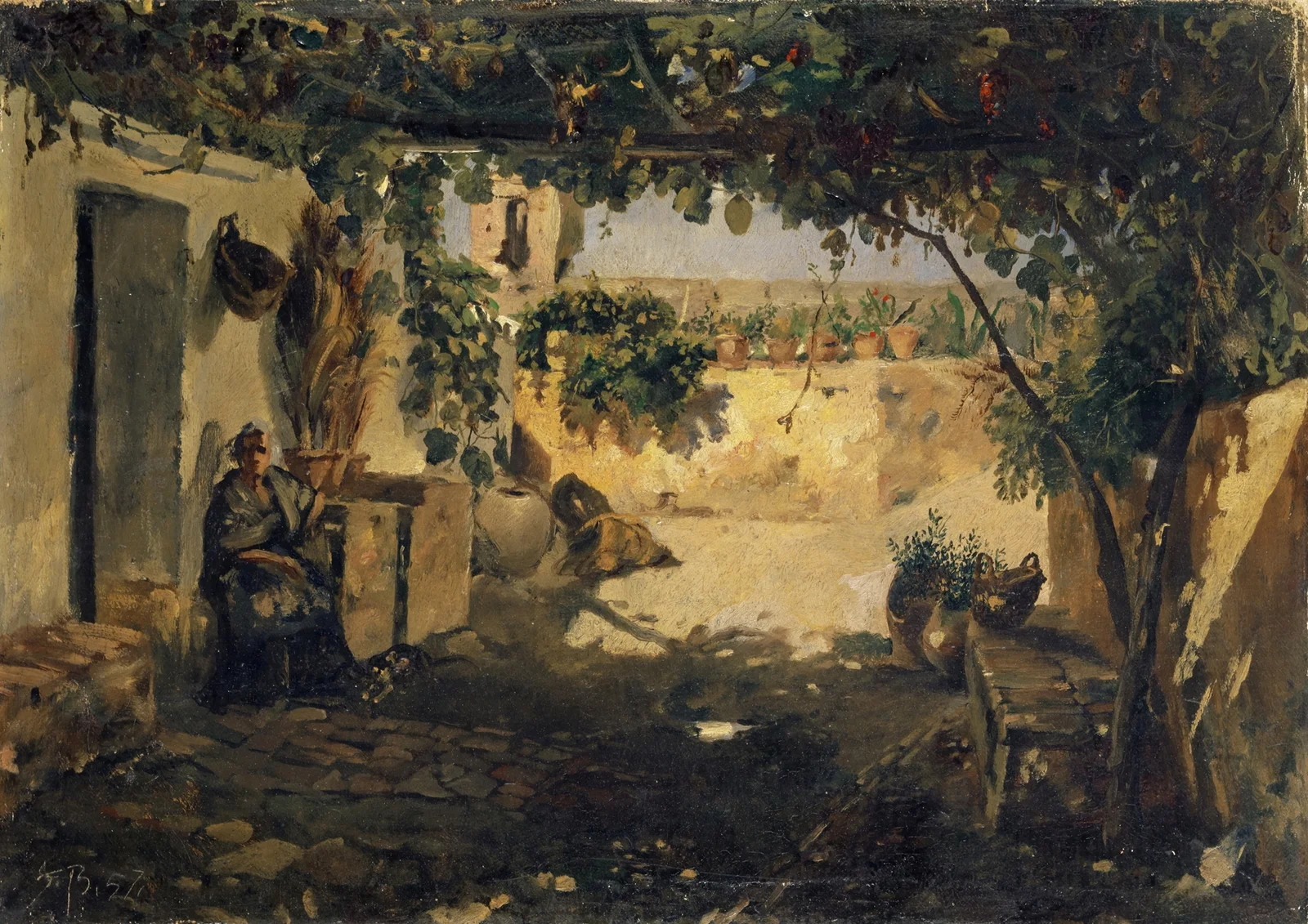 Spanish Pergola av Frank Buchser