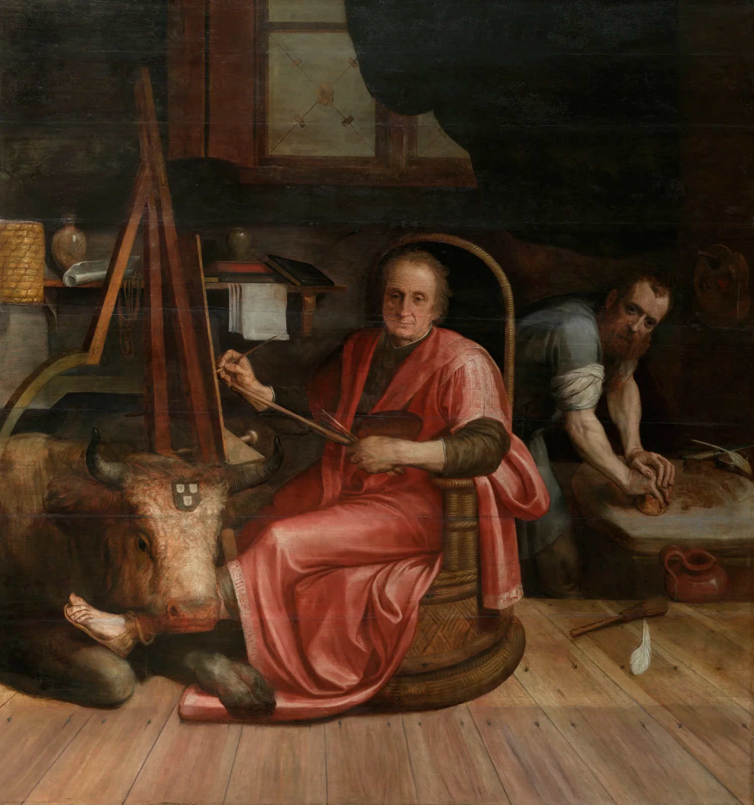 Saint Luke av Frans Floris