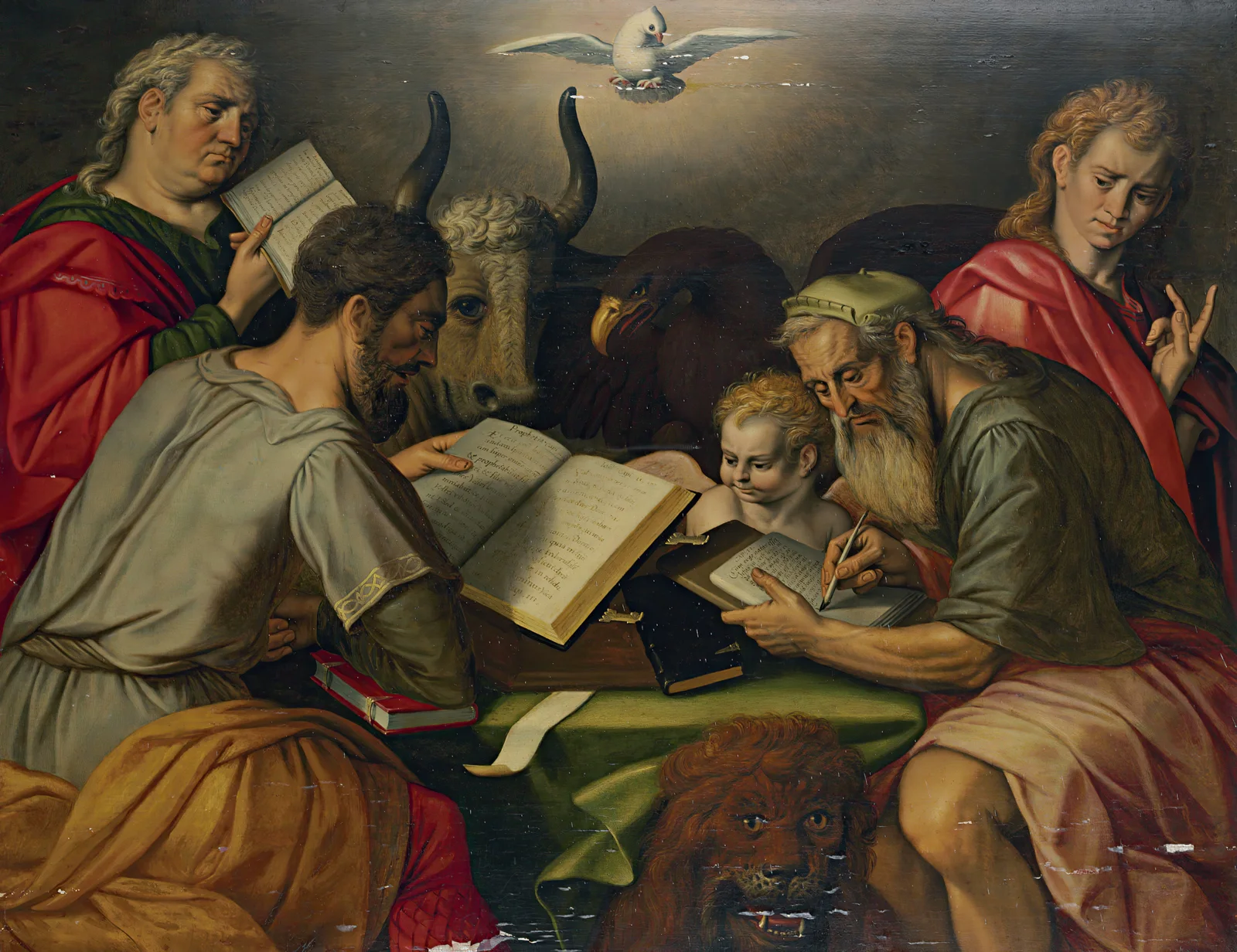 The Four Evangelists av Frans Floris