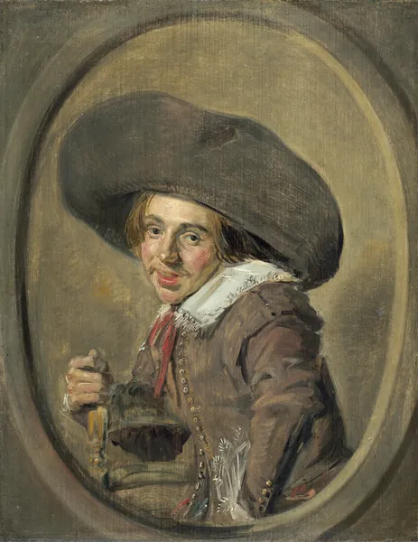 A Young Man in a Large Hat av Frans Hals