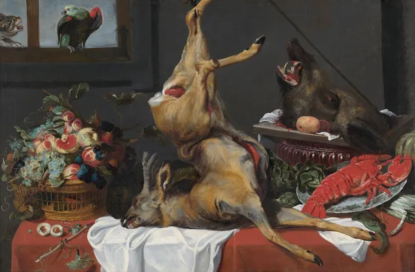 Still Life with a Dead Stag av Frans Snyders