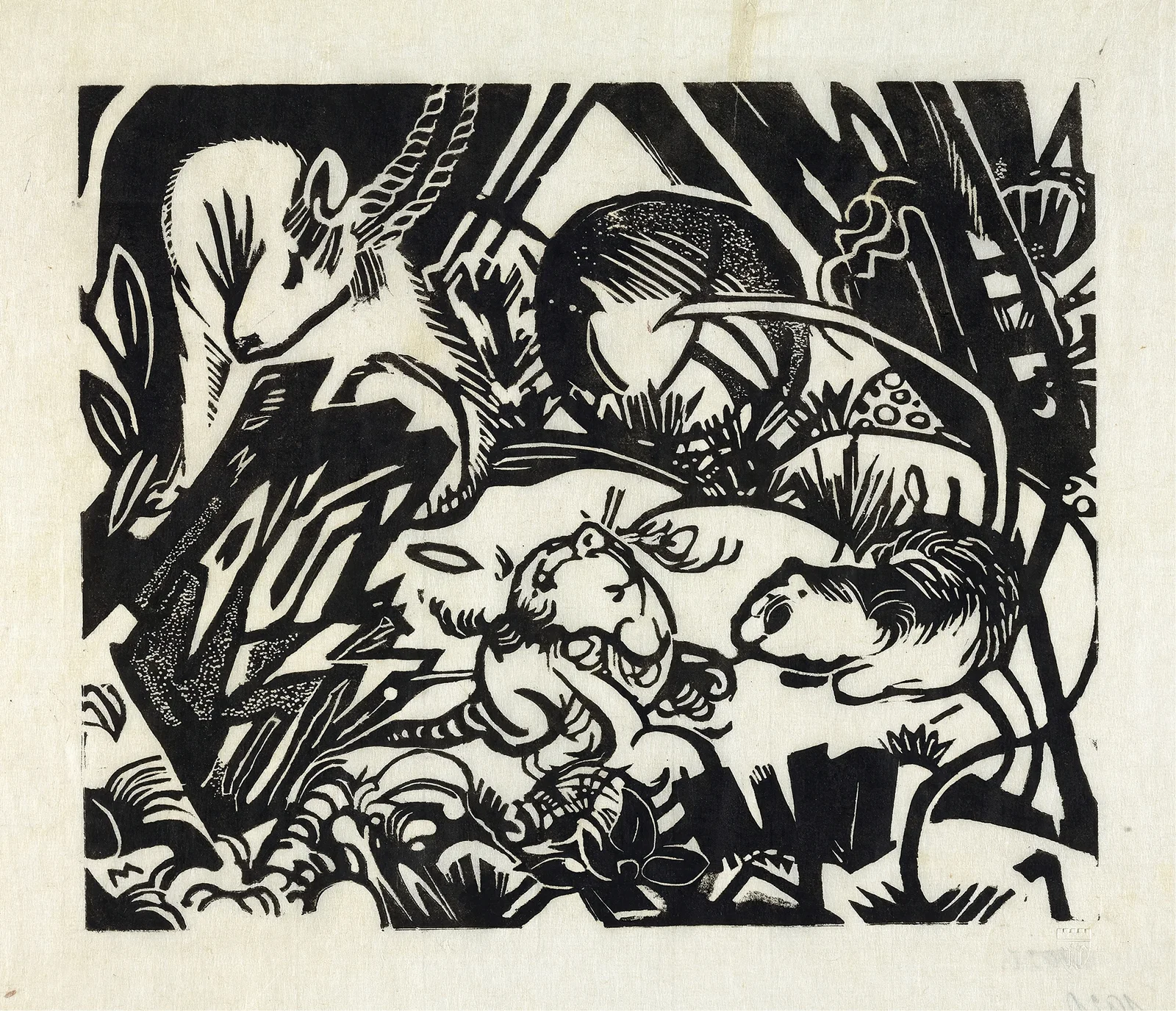 Animal legend av Franz Marc
