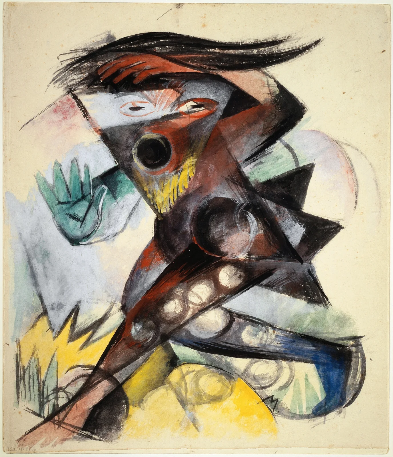 Caliban av Franz Marc