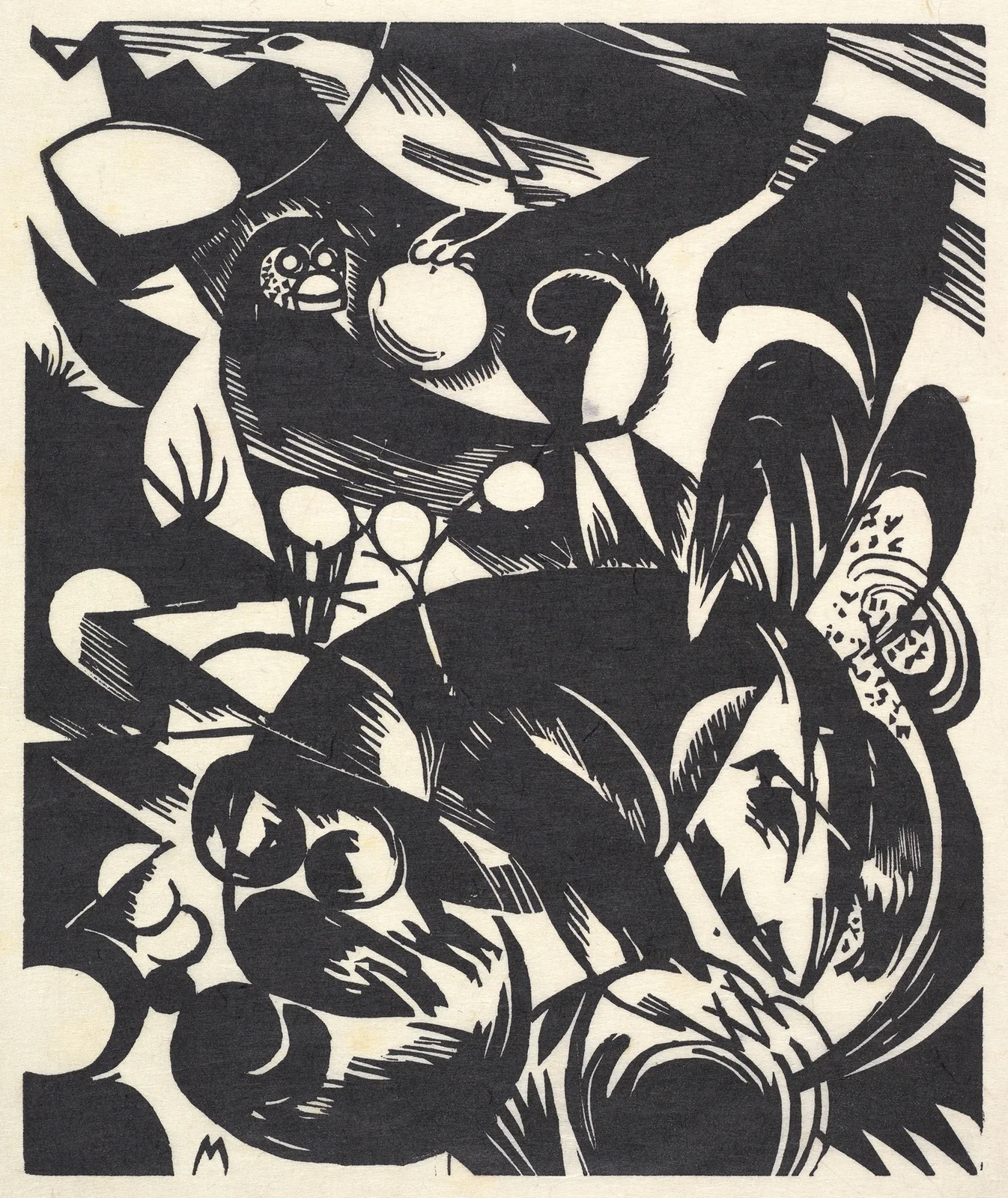 Creation I (Schöpfungsgeschichte I) av Franz Marc