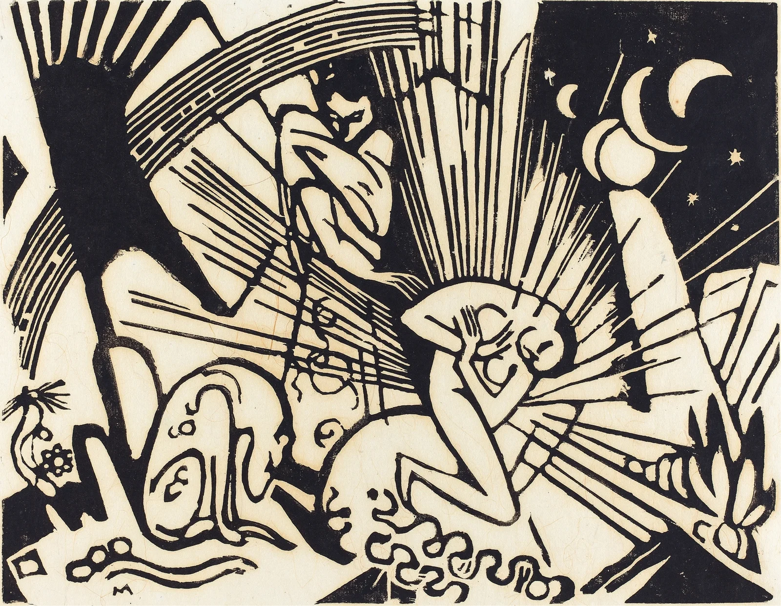 Reconciliation (Versoehnung) av Franz Marc