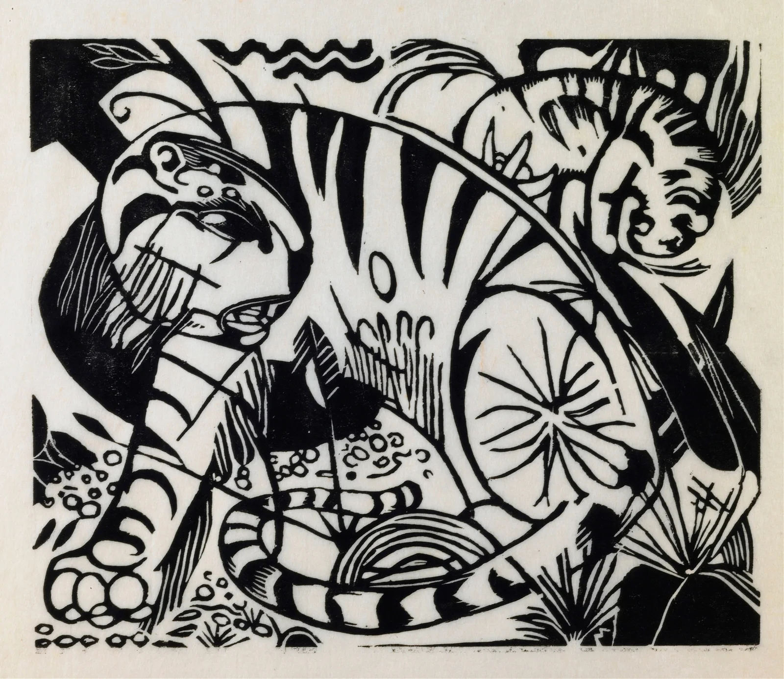Tiger av Franz Marc