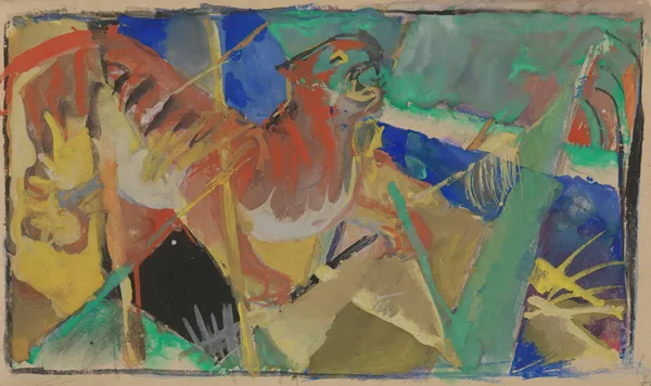Tiger in the Jungle av Franz Marc