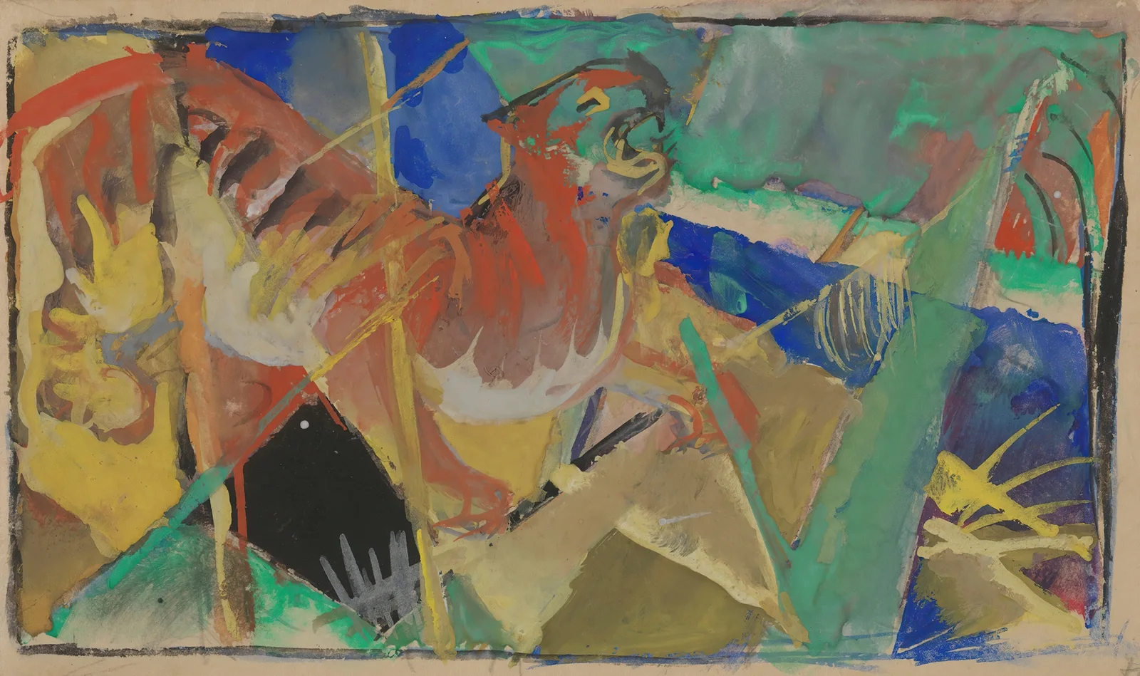 Tiger in the Jungle av Franz Marc