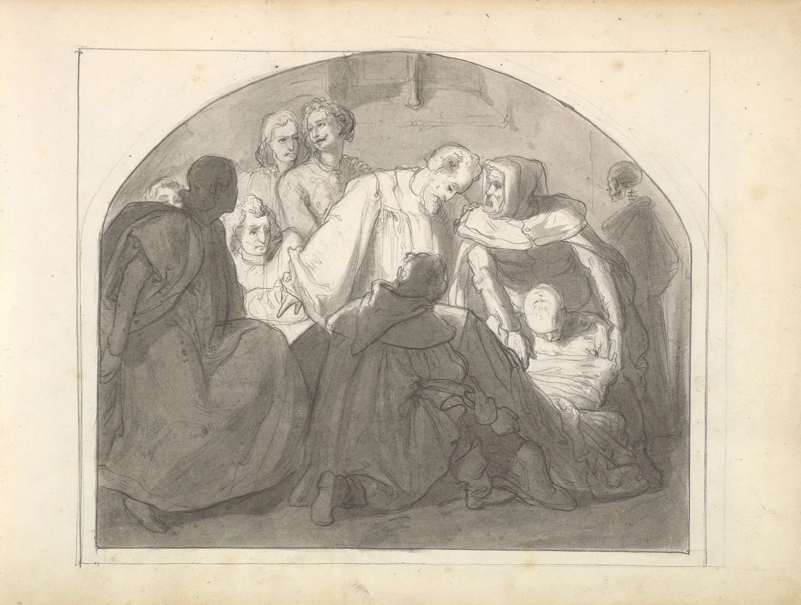 A Burial Scene av Frederic Leighton