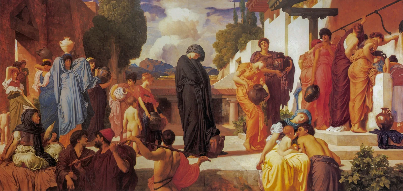 Captive Andromache av Frederic Leighton