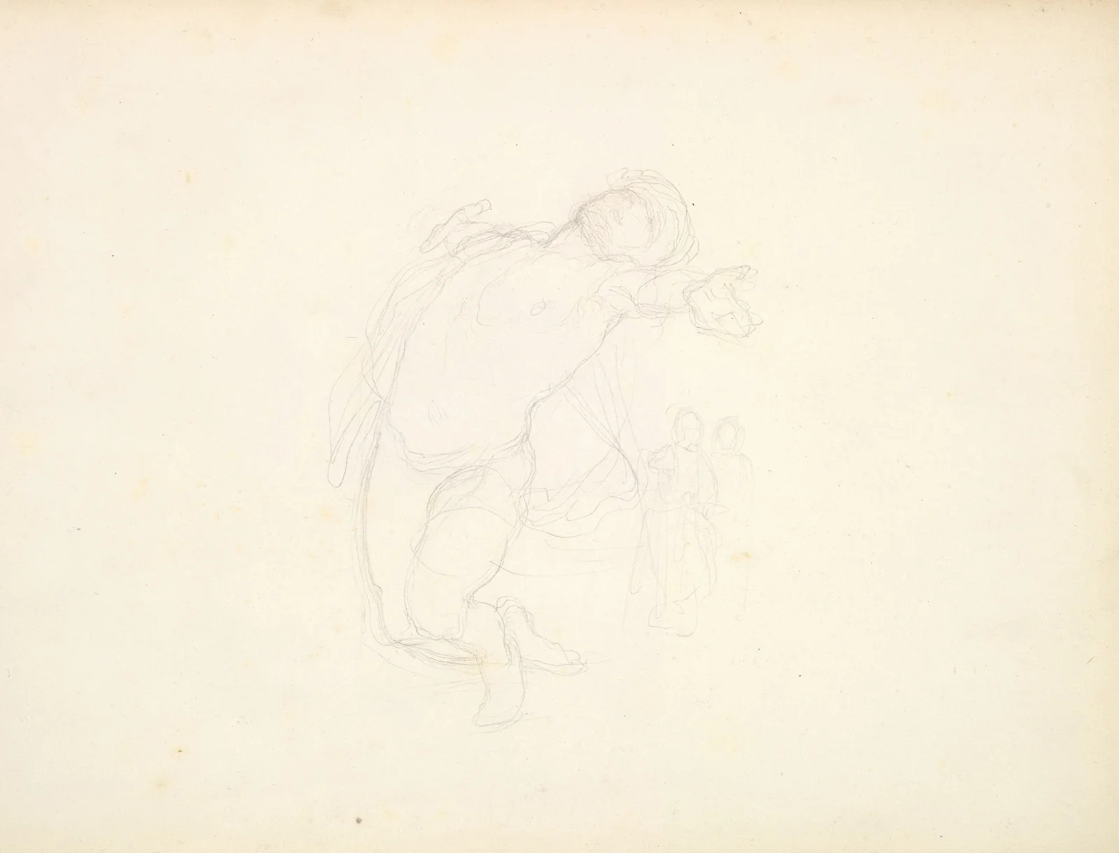 Male Figure Study av Frederic Leighton