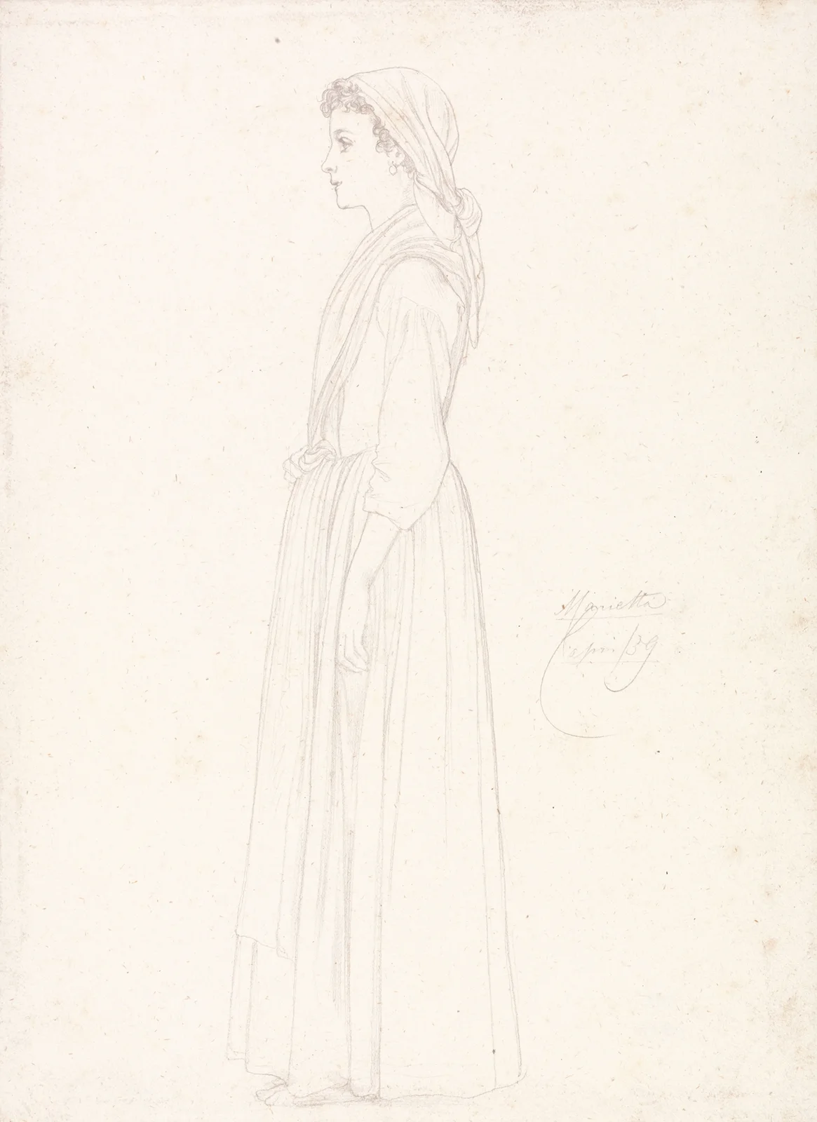 Marietta, Capri av Frederic Leighton