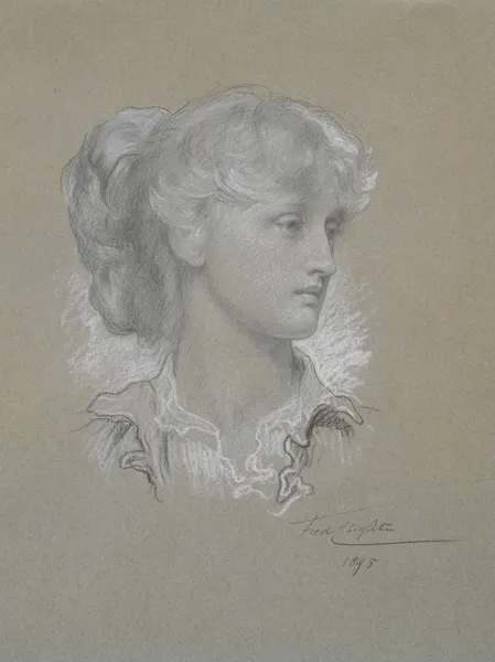 Portrait Of Miss Dorothy Dene av Frederic Leighton