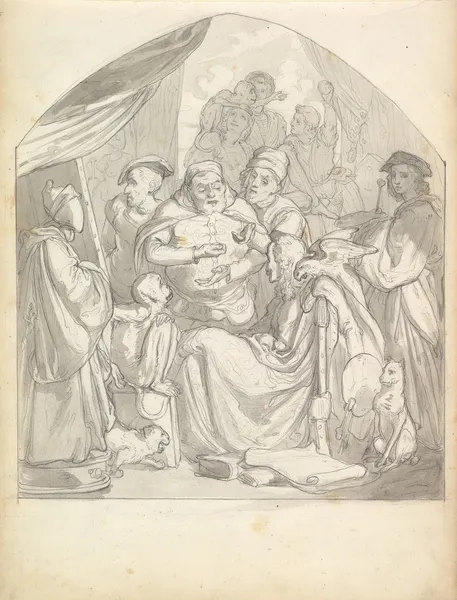 Scene in an Artist’s Studio av Frederic Leighton
