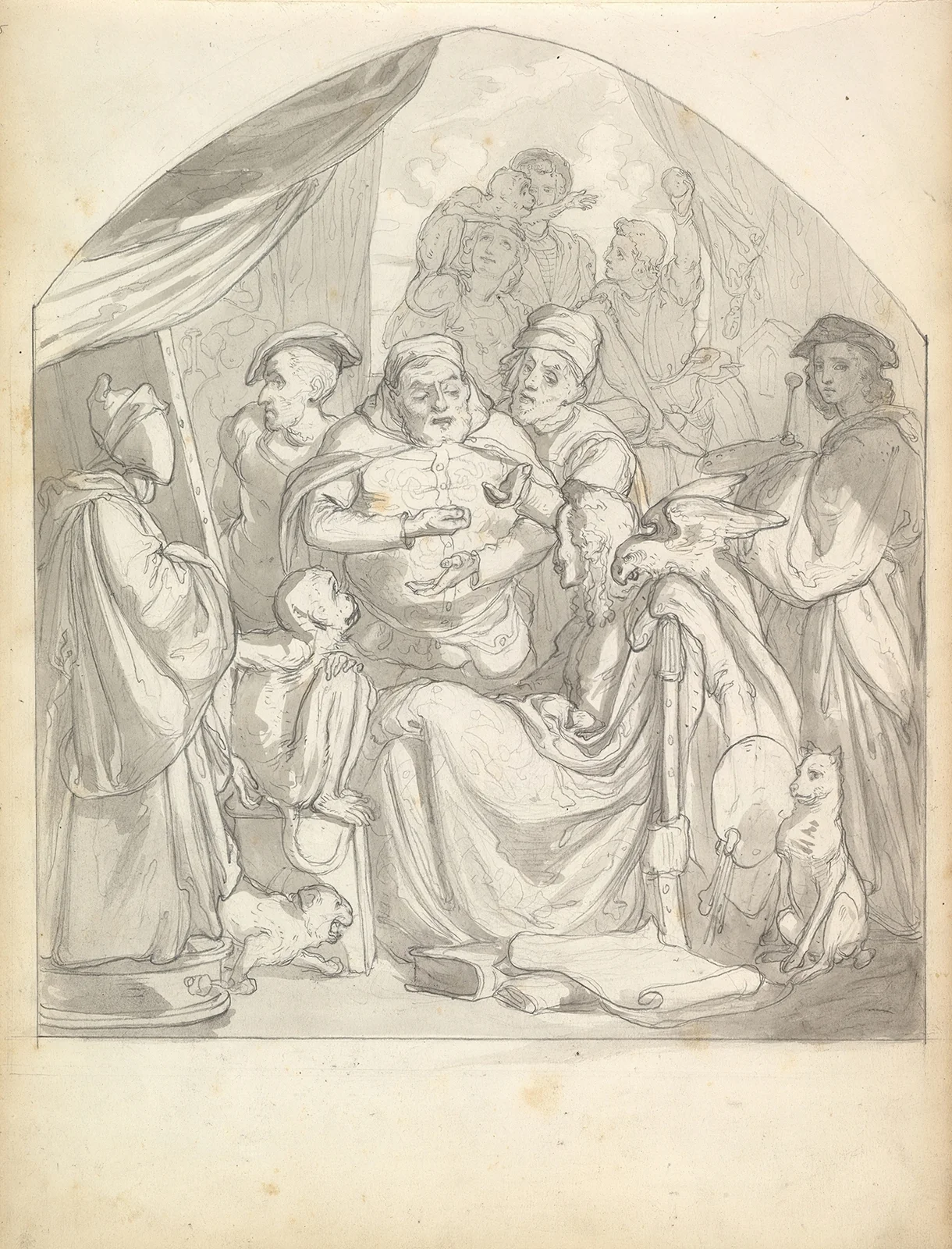 Scene in an Artist’s Studio av Frederic Leighton