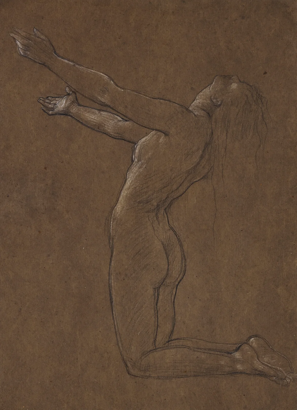 Study For Clytie av Frederic Leighton