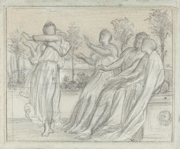 Study for ‘Greek Girl Dancing’ av Frederic Leighton