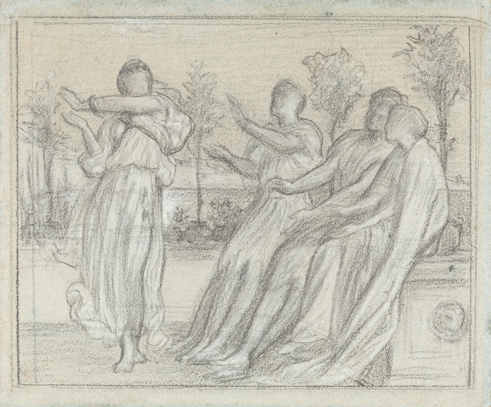 Study for ‘Greek Girl Dancing’ av Frederic Leighton