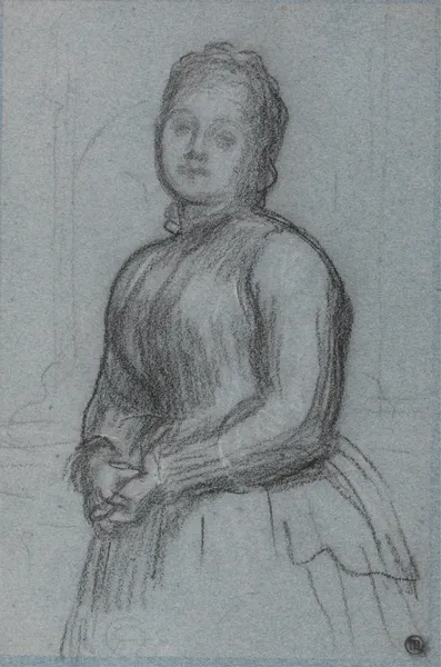 Study for the Portrait of Hannah, Countess of Roseberry av Frederic Leighton