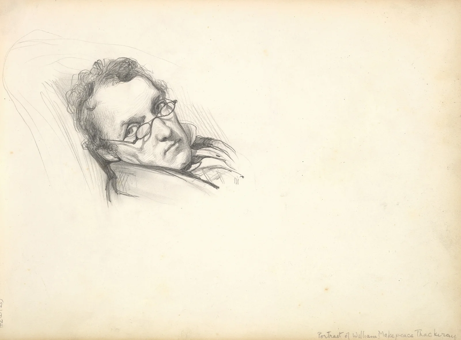 William Makepeace Thackeray av Frederic Leighton
