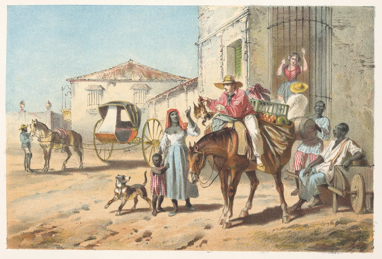 El casero av Pierre Toussaint Frédéric Mialhe