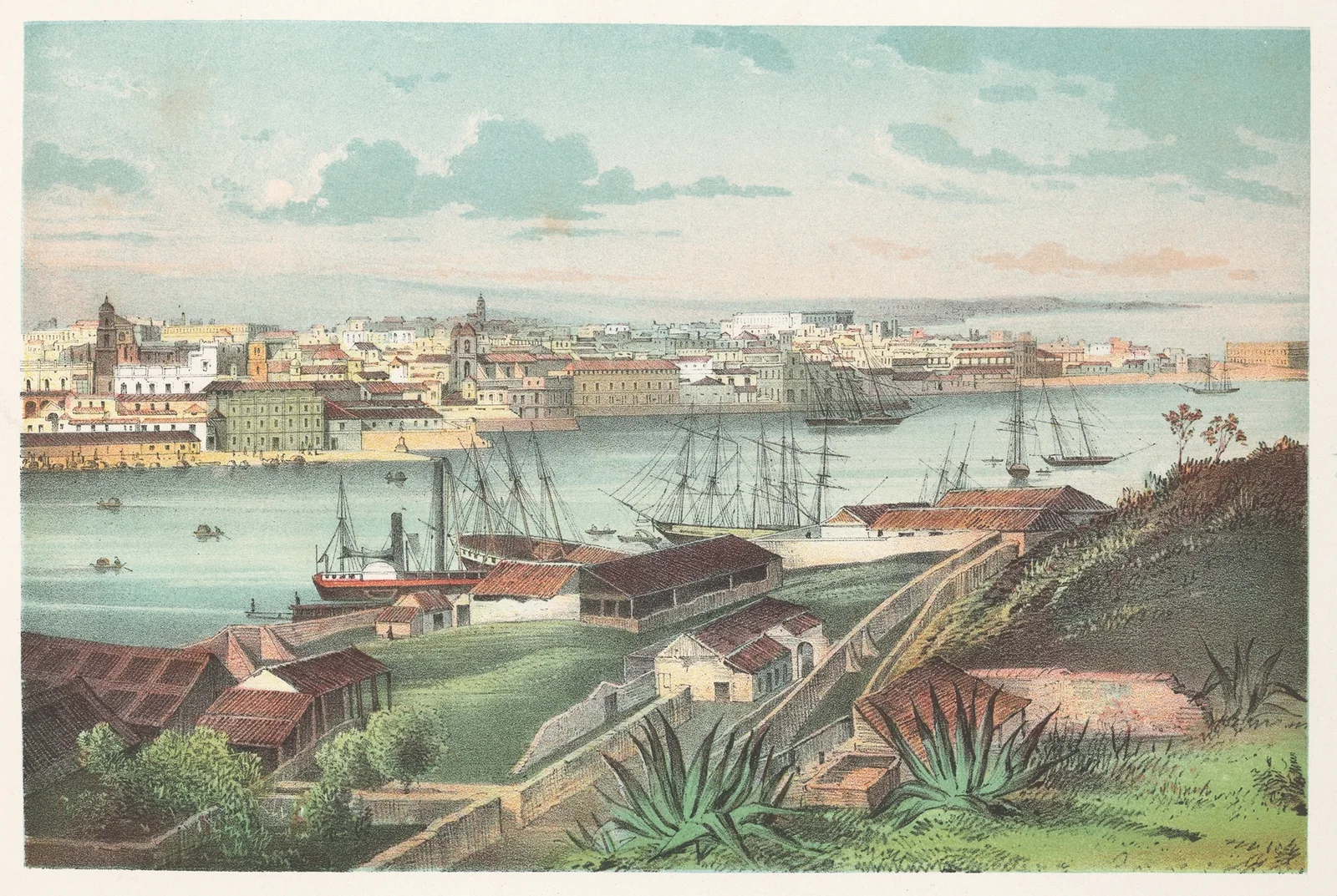 Habana. av Pierre Toussaint Frédéric Mialhe