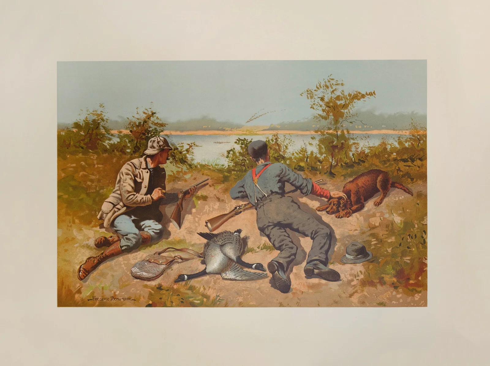 Goose Shooting av Frederic Remington