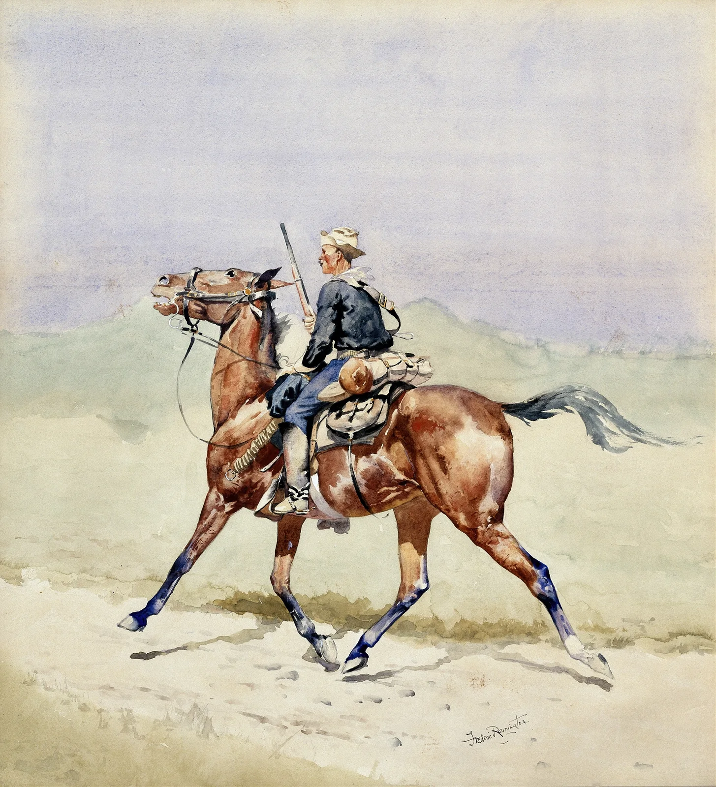 The Advance Guard av Frederic Remington